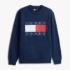Camisola Tommy Jeans com logótipo de bandeira grande Camisola Tommy Jeans com logótipo de bandeira grande