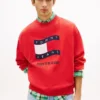 Camisola Tommy Jeans com logótipo Wavy Flag Camisola Tommy Jeans com logótipo Wavy Flag
