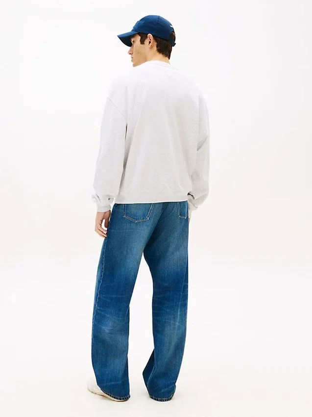 Camisola Tommy Jeans com logótipo Wavy Flag Camisola Tommy Jeans com logótipo Wavy Flag