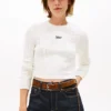 Camisola Tommy Jeans com padrão de malha trançada Camisola Tommy Jeans com padrão de malha trançada