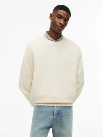 Camisola Tommy Jeans com padrão waffle