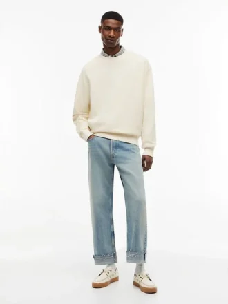 Camisola Tommy Jeans com padrão waffle