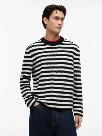 Camisola Tommy Jeans com riscas em bouclé
