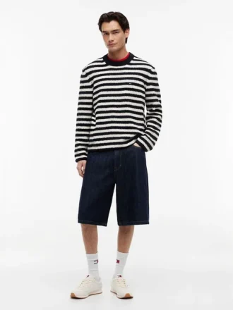 Camisola Tommy Jeans com riscas em bouclé