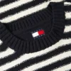 Camisola Tommy Jeans com riscas em bouclé Camisola Tommy Jeans com riscas em bouclé