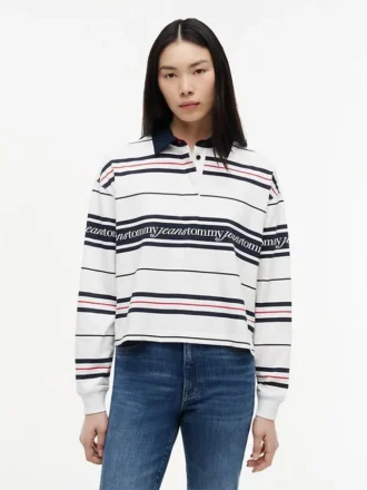 Camisola Tommy Jeans Relaxed Rugby