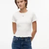 Camisola Tommy Jeans Slim Fit Shirred Camisola Tommy Jeans Slim Fit Shirred