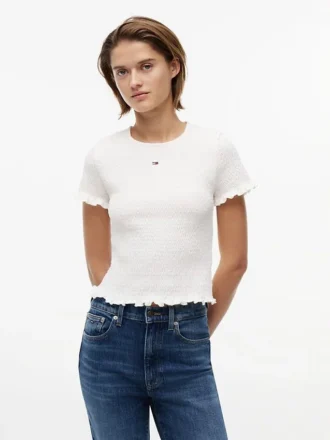 Camisola Tommy Jeans Slim Fit Shirred