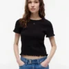 Camisola Tommy Jeans Slim Fit Shirred Camisola Tommy Jeans Slim Fit Shirred