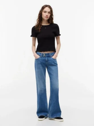 Camisola Tommy Jeans Slim Fit Shirred