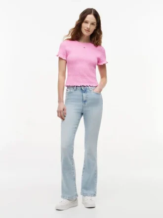 Camisola Tommy Jeans Slim Fit Shirred