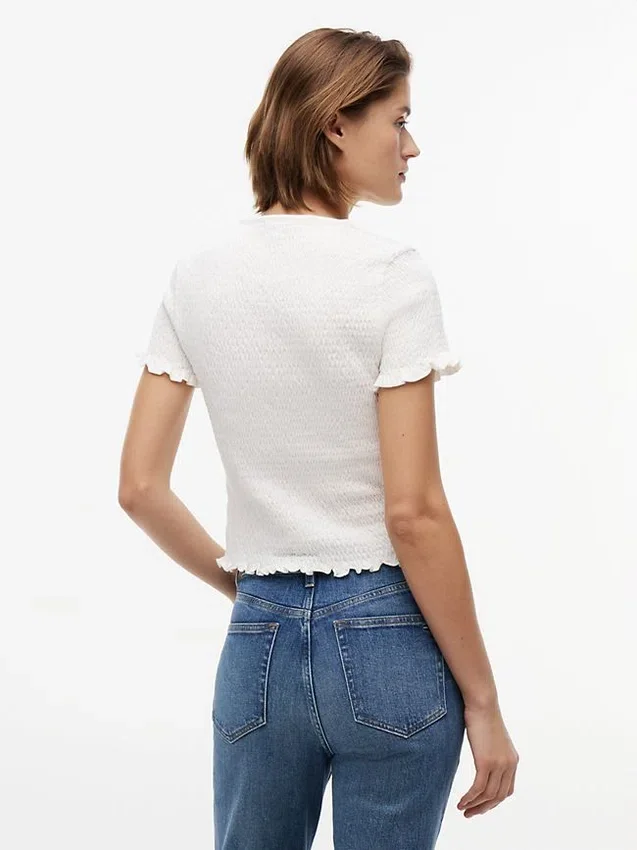 Camisola Tommy Jeans Slim Fit Shirred Camisola Tommy Jeans Slim Fit Shirred