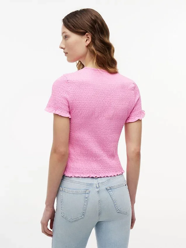 Camisola Tommy Jeans Slim Fit Shirred Camisola Tommy Jeans Slim Fit Shirred