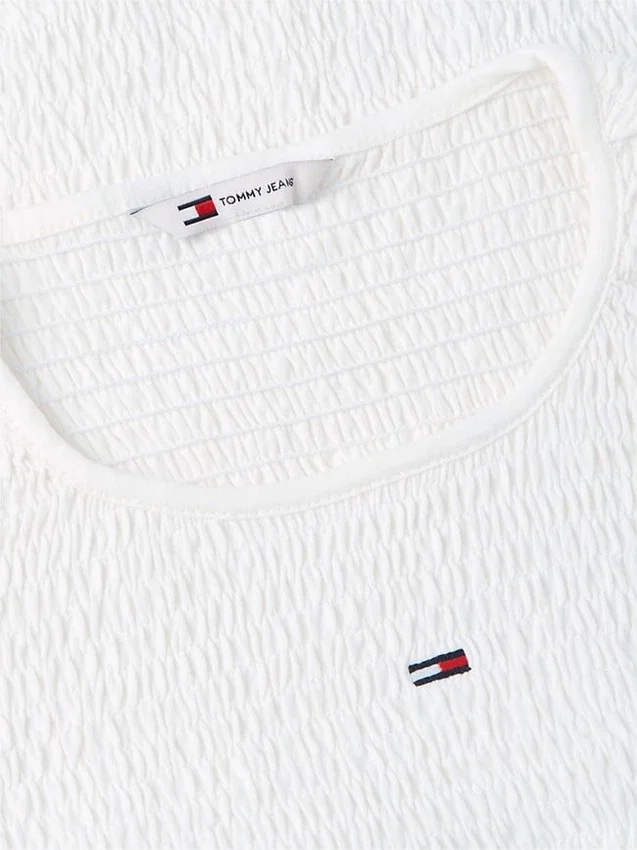 Camisola Tommy Jeans Slim Fit Shirred Camisola Tommy Jeans Slim Fit Shirred