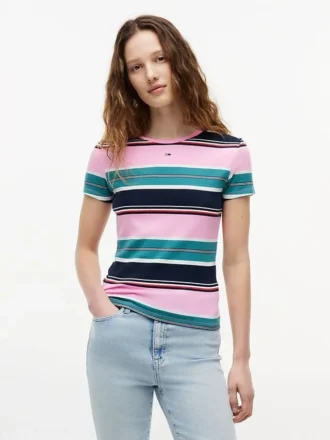 Camisola Tommy Jeans Slim Stretch Ribbed