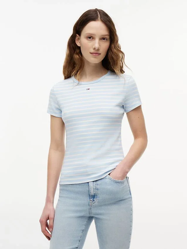 Camisola Tommy Jeans Slim Stretch Ribbed Camisola Tommy Jeans Slim Stretch Ribbed