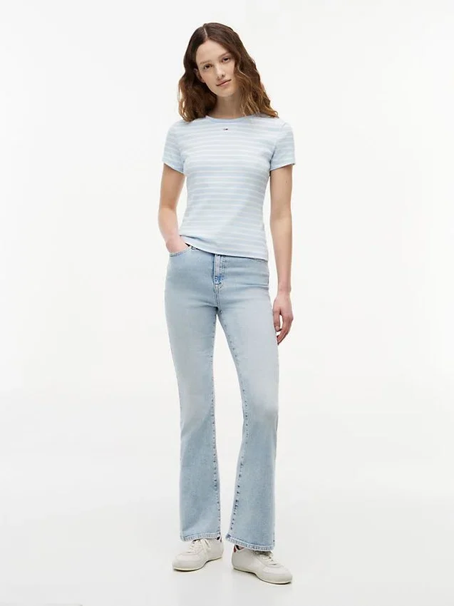 Camisola Tommy Jeans Slim Stretch Ribbed Camisola Tommy Jeans Slim Stretch Ribbed
