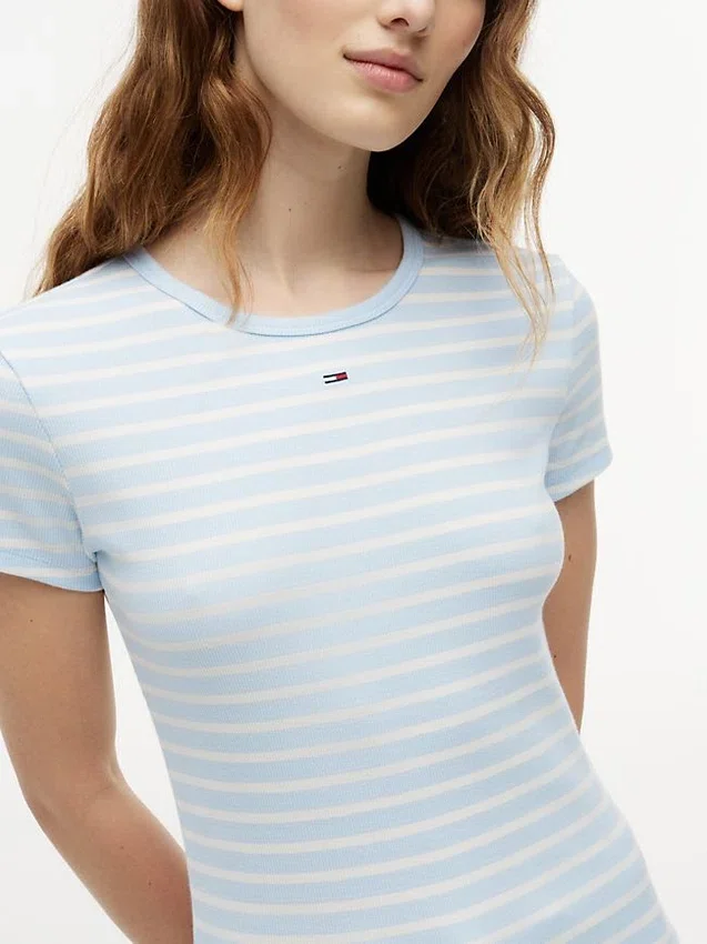 Camisola Tommy Jeans Slim Stretch Ribbed Camisola Tommy Jeans Slim Stretch Ribbed