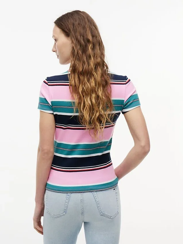 Camisola Tommy Jeans Slim Stretch Ribbed Camisola Tommy Jeans Slim Stretch Ribbed