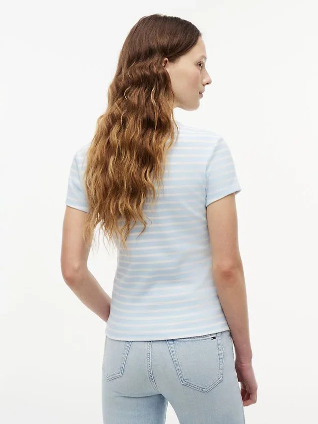 Camisola Tommy Jeans Slim Stretch Ribbed Camisola Tommy Jeans Slim Stretch Ribbed