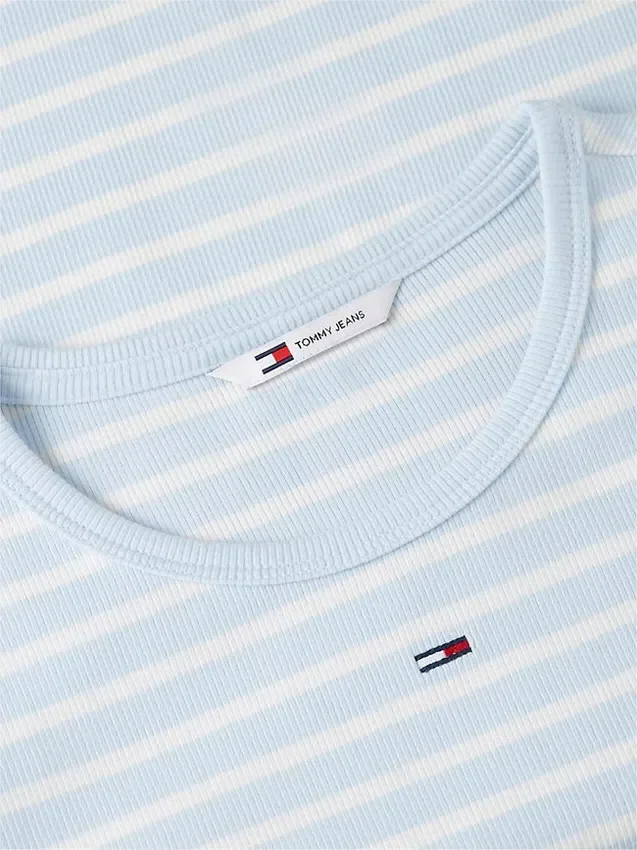 Camisola Tommy Jeans Slim Stretch Ribbed Camisola Tommy Jeans Slim Stretch Ribbed