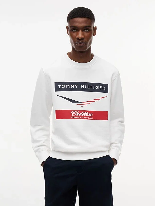 Camisola Tommy x Cadillac F1® Team Chevron Camisola Tommy x Cadillac F1® Team Chevron