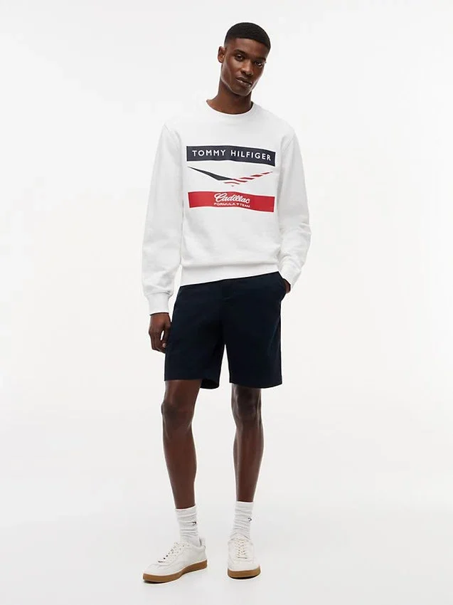 Camisola Tommy x Cadillac F1® Team Chevron Camisola Tommy x Cadillac F1® Team Chevron