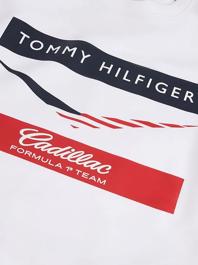 Camisola Tommy x Cadillac F1® Team Chevron Camisola Tommy x Cadillac F1® Team Chevron