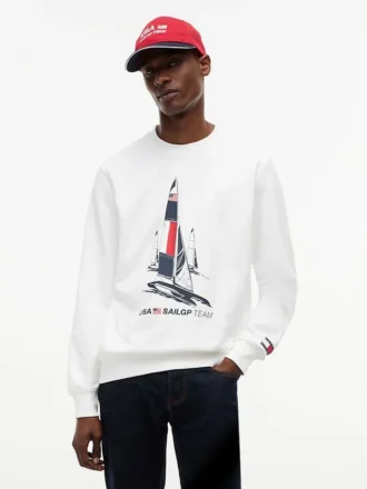 Camisola Tommy x US SailGP Team Boat