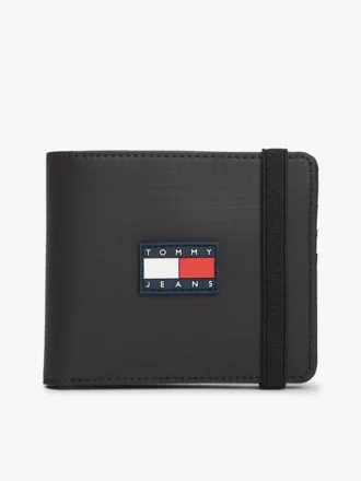 Carteira Tommy Jeans Ripstop para cartões e moedas