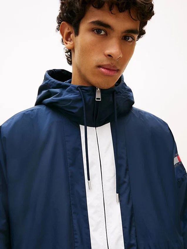 Casaco corta-vento Tommy Jeans Ripstop Chicago Casaco corta-vento Tommy Jeans Ripstop Chicago