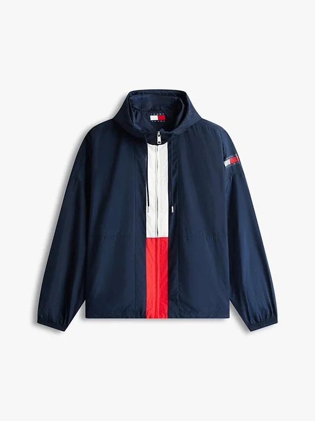 Casaco corta-vento Tommy Jeans Ripstop Chicago Casaco corta-vento Tommy Jeans Ripstop Chicago