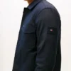 Casaco de camisa em sarja Casaco de camisa em sarja