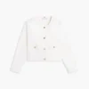 Casaco de ganga branco para senhora Casaco de ganga branco para senhora