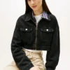 Casaco de jeans curto com fecho Tommy Jeans Casaco de jeans curto com fecho Tommy Jeans