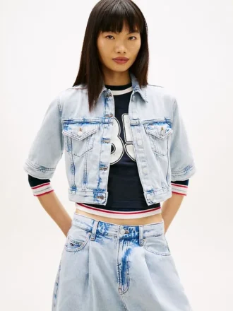 Casaco de jeans de manga curta Tommy Jeans