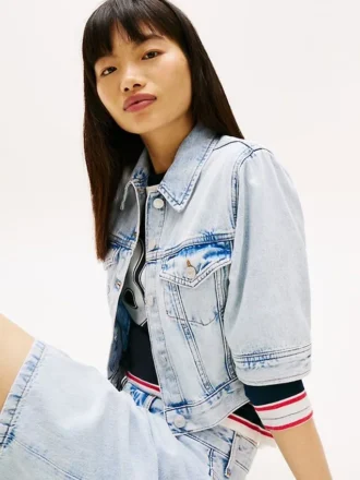 Casaco de jeans de manga curta Tommy Jeans
