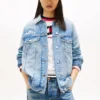 Casaco de jeans desgastado Tommy Jeans Casaco de jeans desgastado Tommy Jeans