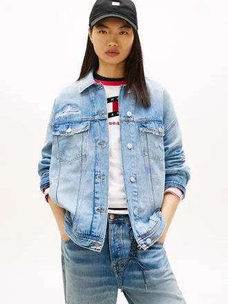 Casaco de jeans desgastado Tommy Jeans
