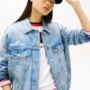 Casaco de jeans desgastado Tommy Jeans Casaco de jeans desgastado Tommy Jeans