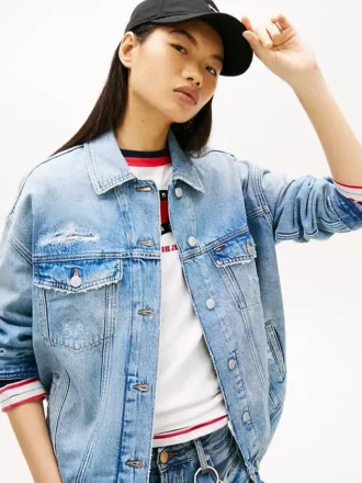 Casaco de jeans desgastado Tommy Jeans