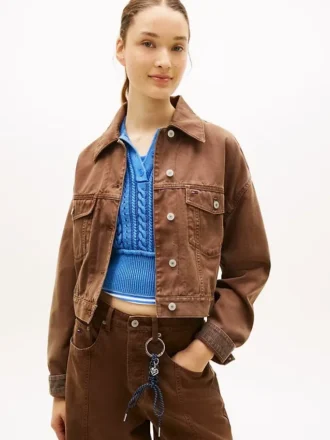 Casaco de lona tingido Tommy Jeans