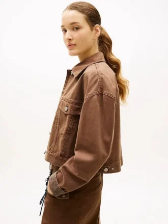 Casaco de lona tingido Tommy Jeans