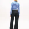 Casaco de malha às riscas Tommy Jeans Slim Fit Casaco de malha às riscas Tommy Jeans Slim Fit