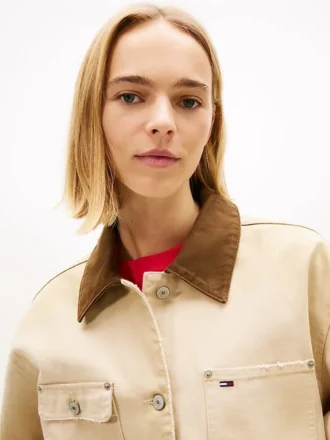 Casaco Oversized Barn da Tommy Jeans Casaco Oversized Barn da Tommy Jeans
