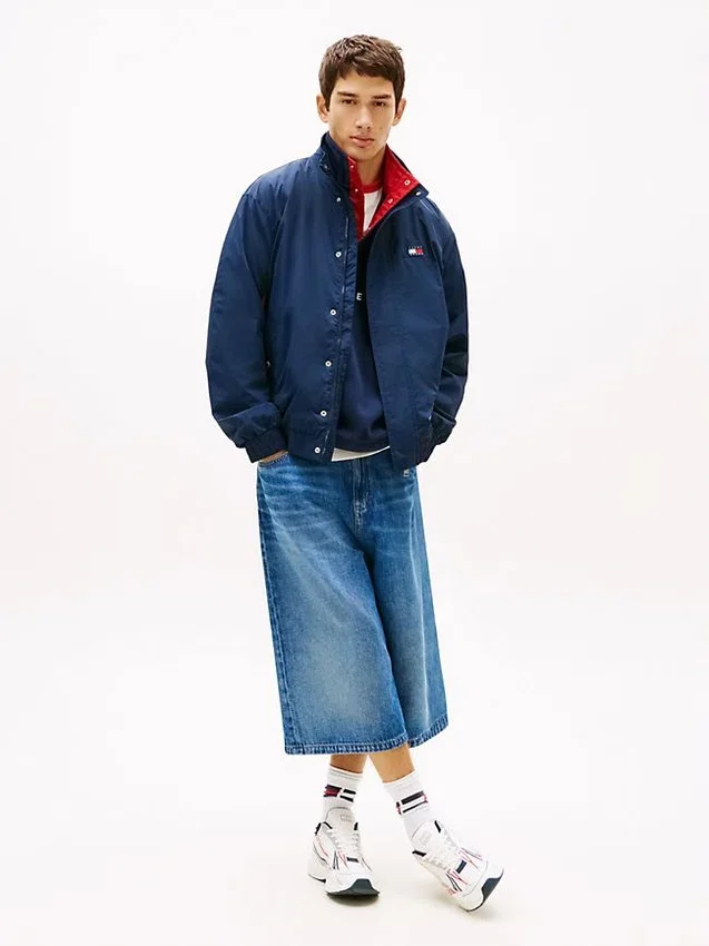 Casaco repelente de água com logótipo Tommy Jeans Casaco repelente de água com logótipo Tommy Jeans