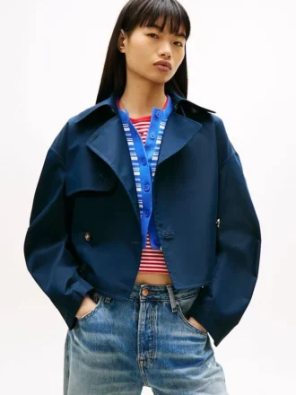 Casaco Trench Impermeável Tommy Jeans Casaco Trench Impermeável Tommy Jeans