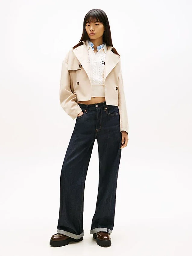 Casaco Trench Impermeável Tommy Jeans Casaco Trench Impermeável Tommy Jeans