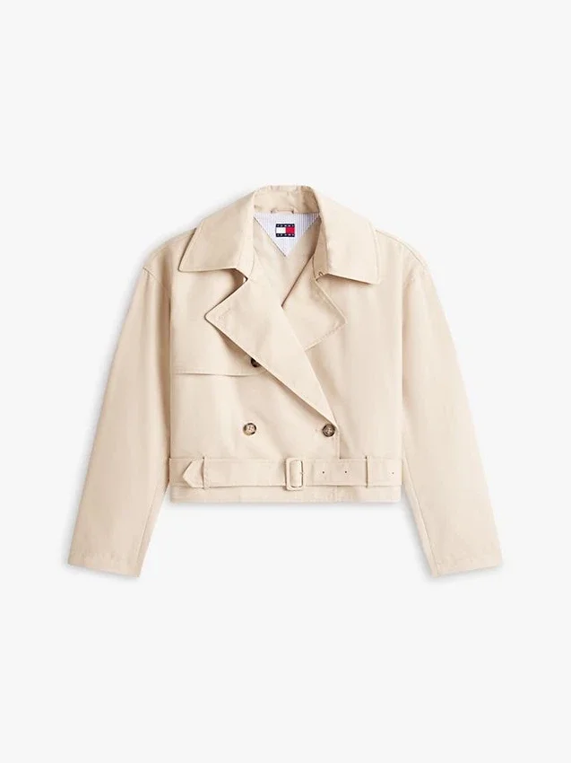 Casaco Trench Impermeável Tommy Jeans Casaco Trench Impermeável Tommy Jeans