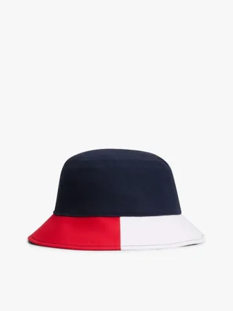 Chapéu de pescador com blocos de cor para criança